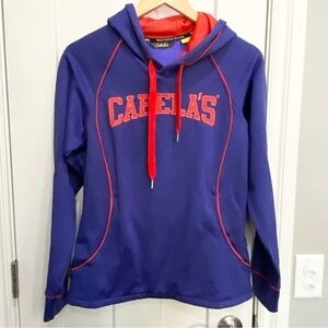 Cabela’s purple pullover hoodie sweatshirt size medium